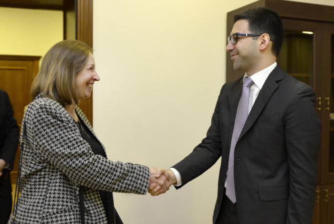 Рустам Бадасян обсудил с послом США широкий круг вопросов

