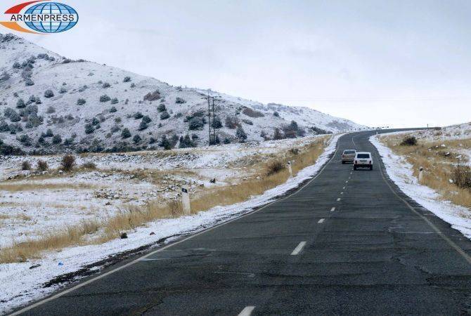  В Армении дороги в  основном проходимы 