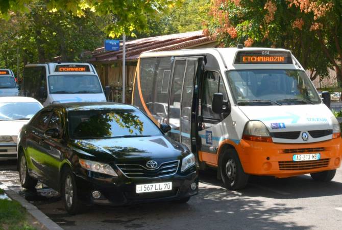 Etchmiatsin city public transport, schools disinfected after novel coronavirus cases 