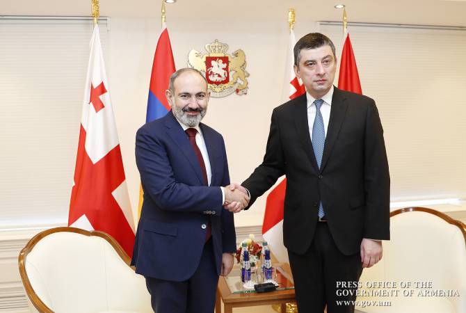 Pashinyan et  Gakharia discuteront des questions liées au transport de marchandises