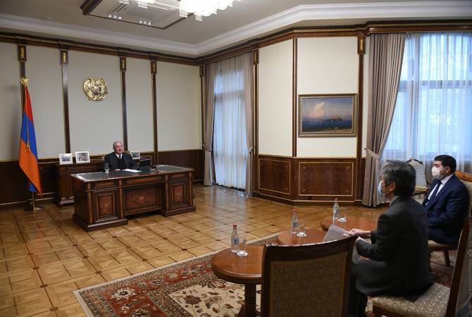 Armenian President holds meeting with Japanese Ambassador