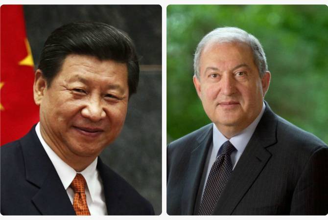 الرئيس أرمين سركيسيان يهنئ الرئيس الصيني شي جين بينغ للتقدم الكبير المحرز بالمعركة ضد فيروس كورونا