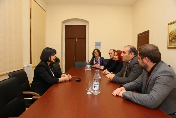 Председатель ЦИК Арцаха приняла наблюдательскую делегацию НС Армении

