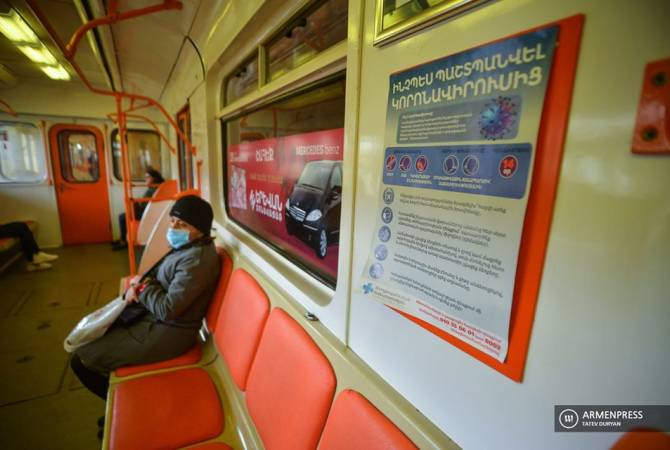 Coronavirus: Yerevan Subway temporarily suspends operation