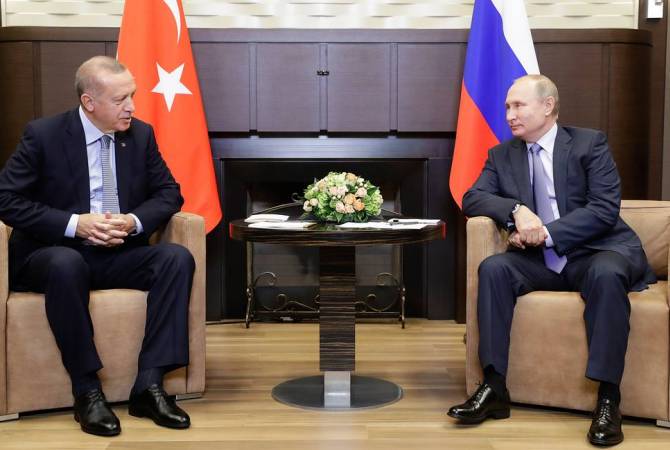 Путин и Эрдоган обсудили вопросы стабилизации обстановки в идлибской зоне

