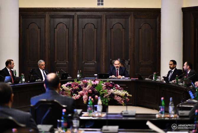 Allocution inaugurale du Premier ministre Nikol Pashinyan à la séance gouvernementale
