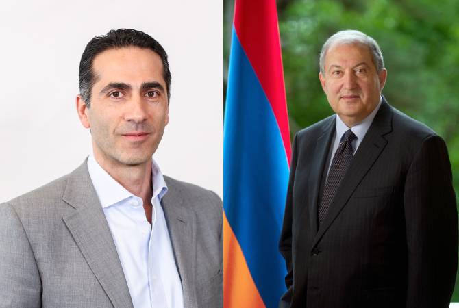 Президент Армении побеседовал с исполнительным директором фонда FAST 

