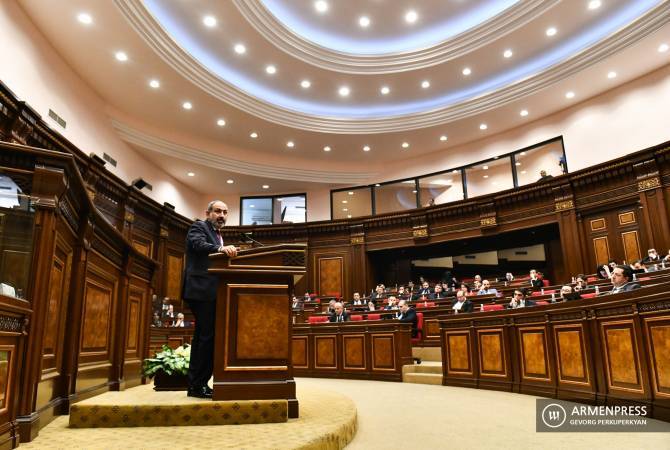 رئيس الوزراء الأرميني نيكول باشينيان يقول أن البرلمان الحالي بجودته ونشاطته أفضل من برلمانات سابقة  