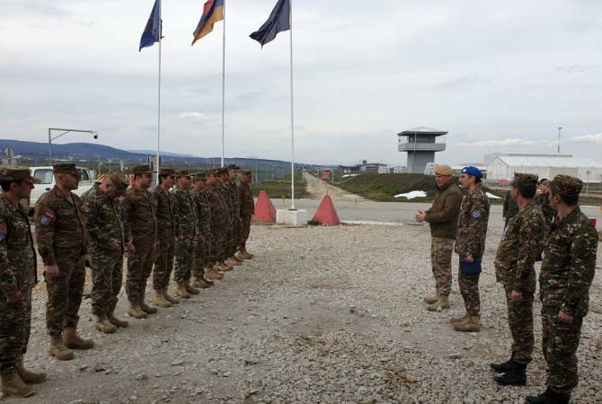 ՆԱՏՕ-ի KFOR առաքելության հրամանատարի տեղակալը բարձր է գնահատել է հայ 
խաղաղապահների ծառայությունը

 