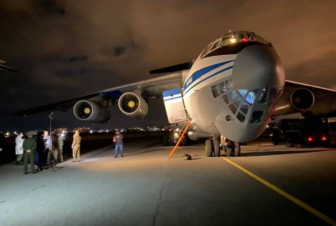 Russian Armed Forces specialists arrive in Armenia in the sidelines of COVID 19 prevention 
efforts