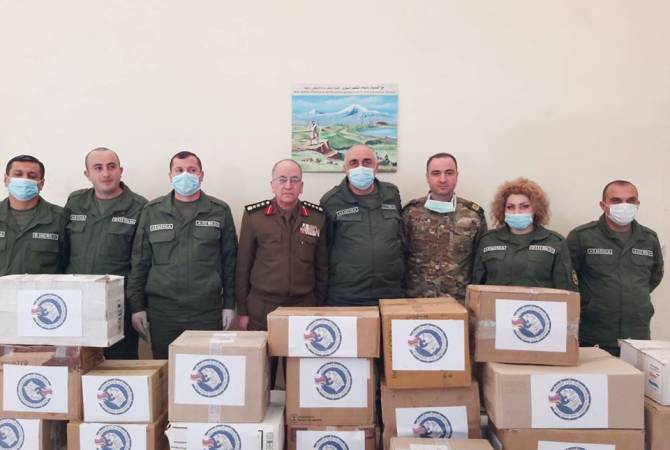 Гуманитарная группа Армении передала медучреждениям Алеппо медицинские 
принадлежности

