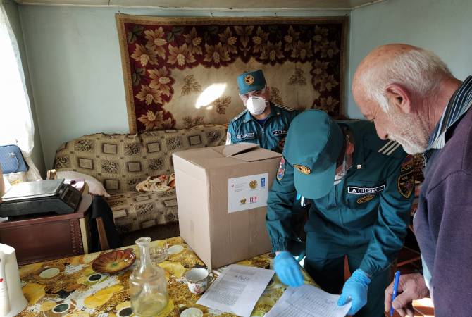 Гуманитарная помощь ООН распределяется в укрупненных общинах Гегаркуникской 
области

