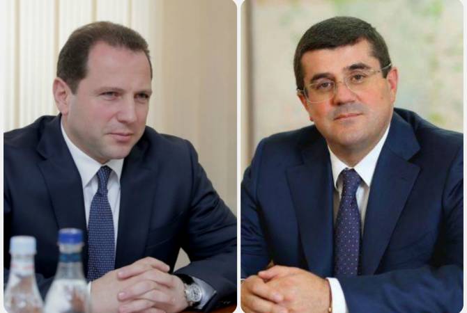  Новоназначенный президент Арцаха был принят в Министерстве обороны Армении

 