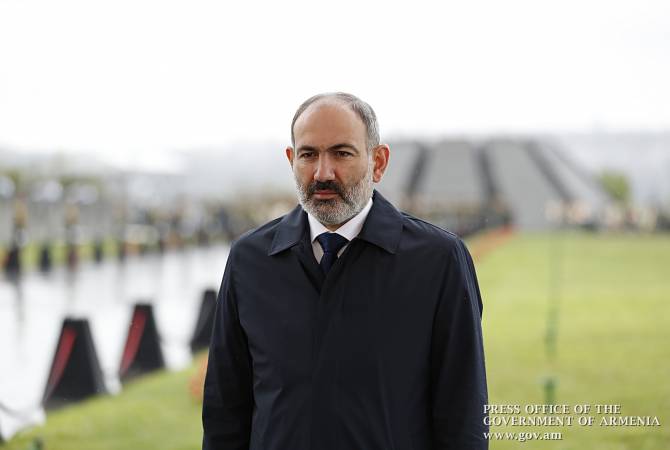 Пашинян в Цицернакаберде выразил благодарность государствам, признавшим Геноцид 
армян

