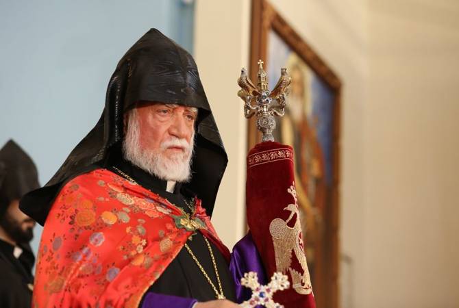  Католикос Арам Первый направил послание по случаю Дня памяти жертв Геноцида армян

 