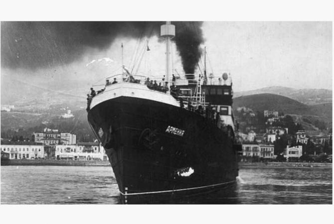 Motor vessel Armenia sank in 1941 by German bombing discovered in Black Sea