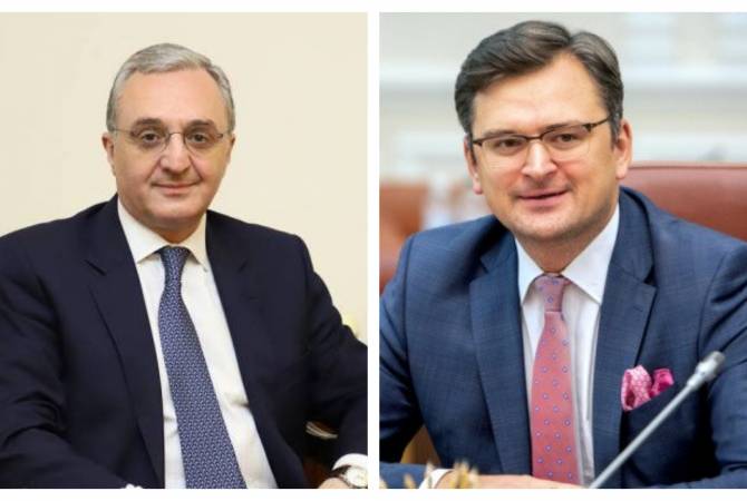  Главы МИД Армении и Украины обсудили актуальную повестку дня двусторонних 
отношений

 