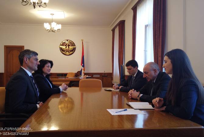 President of Artsakh receives delegation of HALO Trust