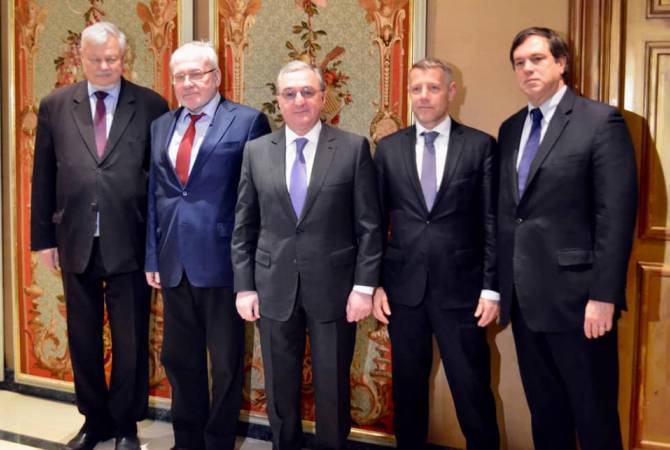 Armenian FM, OSCE MG Co-chairs hold video-conference, discuss regional visit