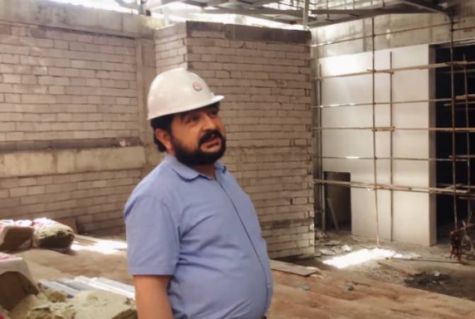 Строительство здания театра “Амазгаин” продолжается
