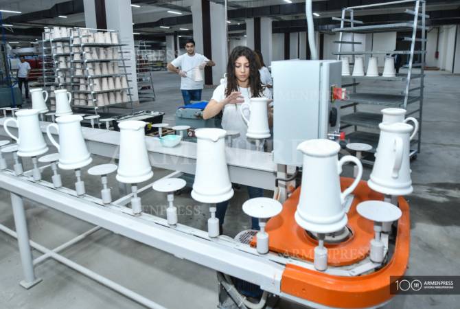 В сфере производства керамической посуды в Армении будет создано 162 новых рабочих 
места