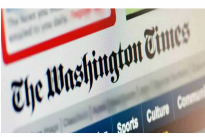 Articles about Azerbaijan’s anti-Armenian and aggressive policy published in The Washington 
Times