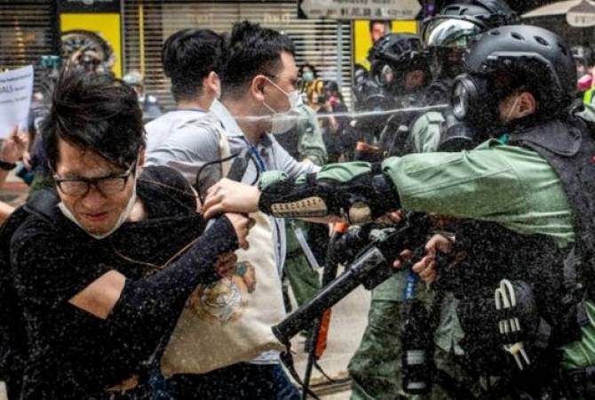 Հոնկոնգի ոստիկանները ձերբակալել են բողոքի ցույցի 300-ից ավելի մասնակիցների

