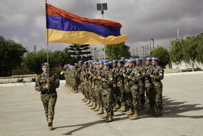 جنود حفظ السلام الأرمن يقومون بمهامهم بإحتراف في البعثات الخارجية ويتلقون مديح دولي