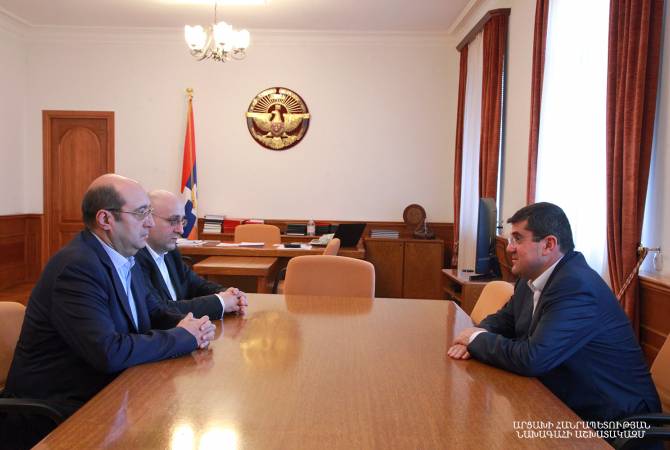 President of Artsakh receives delegation of National Agenda party
