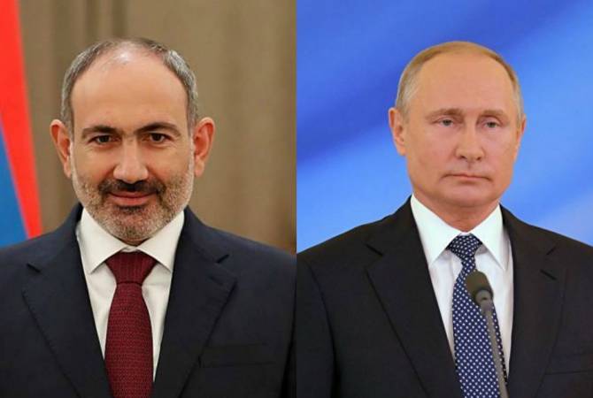 Pashinyan and Putin discuss coronavirus situation over phone