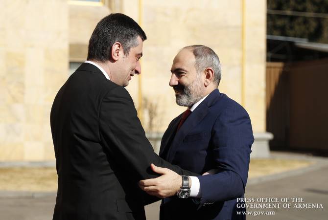 Guiorgui Gakharia a adressé un message de félicitations au Premier ministre Nikol Pashinyan