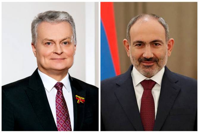 Lithuanian President congratulates Armenian PM on birthday, wishes speedy recovery from 
COVID-19