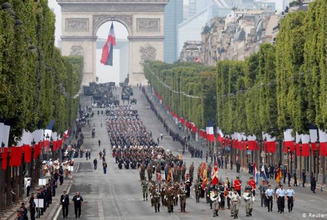 Ֆրանսիան չեղարկել է Բաստիլի գրավման օրվան նվիրված ռազմական շքերթը

