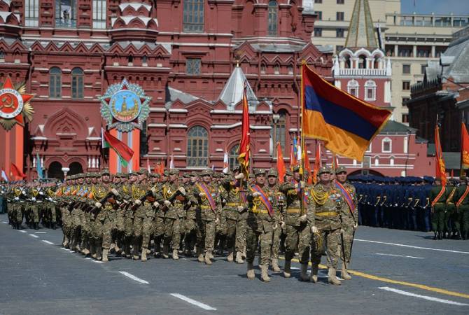  
75 военнослужащих ВС Армении прибыли в Москву для участия в Параде Победы
 