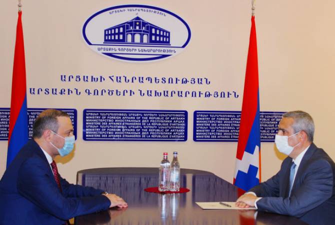 Artsakh FM meets with Secretary of Security Council of Armenia