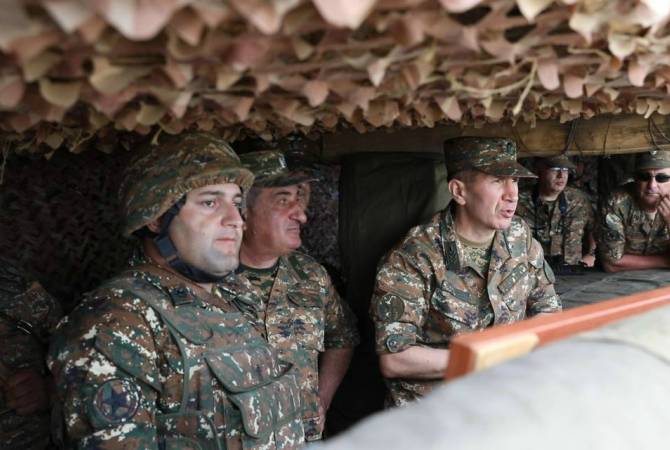 Armenia’s Chief of General Staff of Armed Forces visits Artsakh’s Defense Army