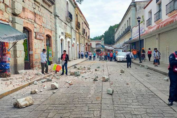  В Мексике один человек погиб из-за землетрясения

 