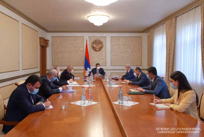 Artsakh Investment Fund activities discussed at President's Office