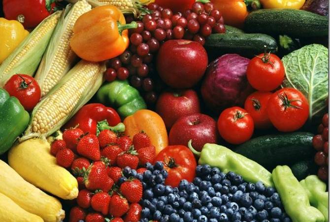 В объеме экспорта фруктов и овощей из Армении нет существенных колебаний

