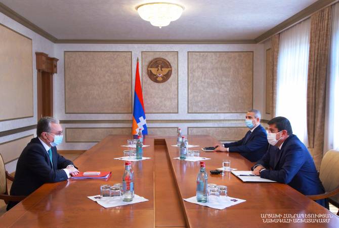 Artsakh’s President receives Foreign Minister of Armenia