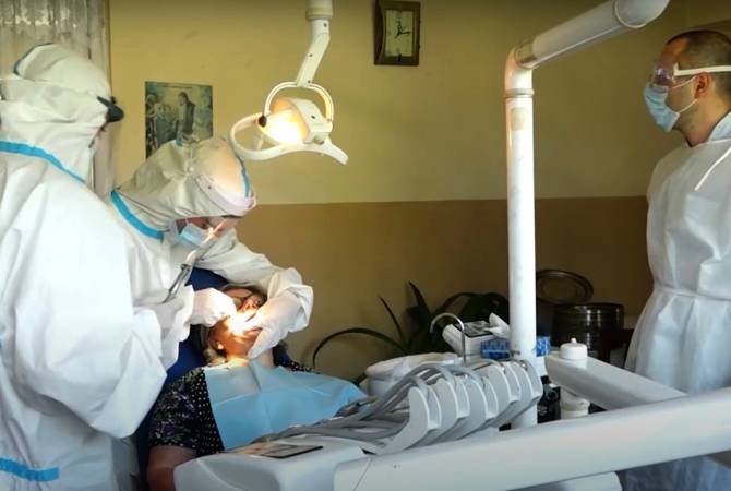 «Իմ քայլը» հիմնադրամը լուծում է Գյումրու խնամքի կենտրոնի տարեցների 
ատամնաբուժական խնդիրները