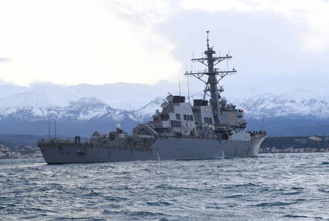 Американский эсминец Porter уходит из Черного моря