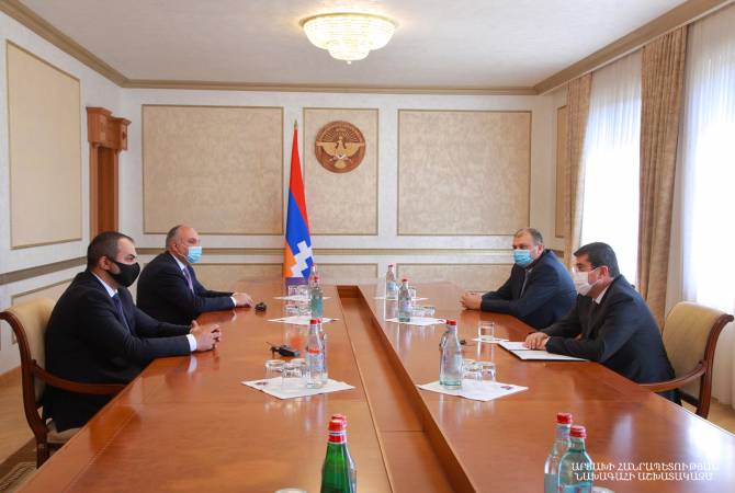 President of Artsakh receives Prosecutor General of Armenia
