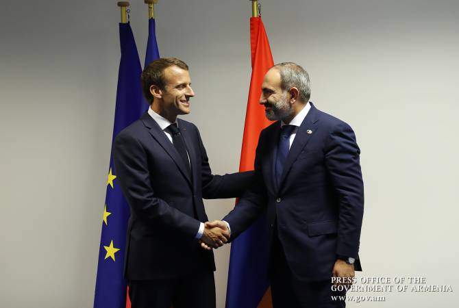 Armenian PM congratulates France’s Macron on National Day