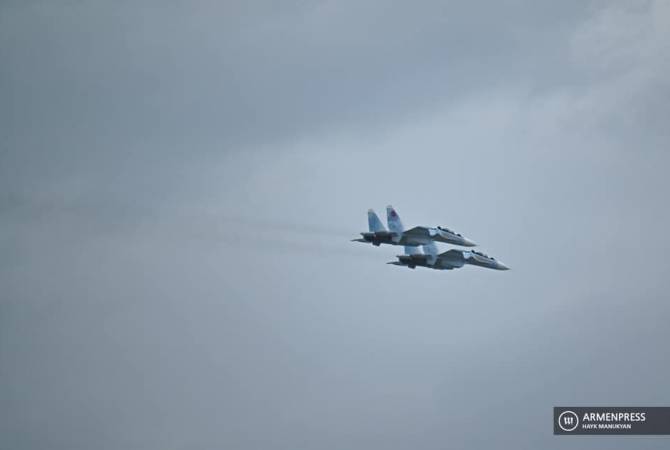 SU-30SM fighter jets go on combat duty in Armenia to ensure inviolability of air borders