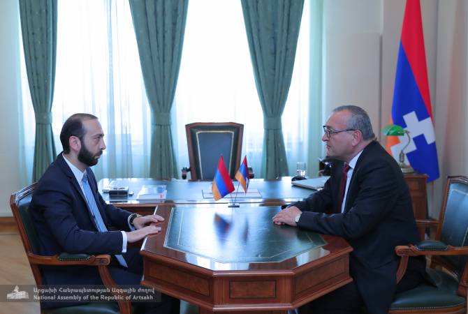 Արցախի և Հայաստանի ԱԺ նախագահները անդրադարձել են հայ-ադրբեջանական 
սահմանային իրավիճակին