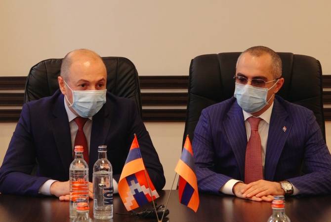Հայաստանի և Արցախի ՊԵԿ նախագահները քննարկել են գործակցության 
հեռանկարները