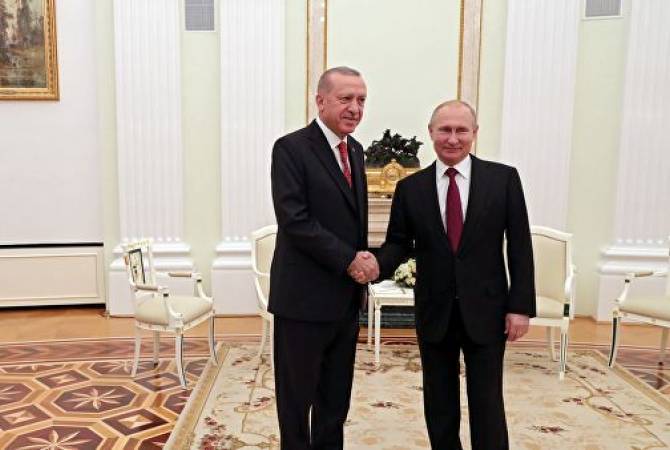  Путин в беседе с Эрдоганом подчеркнул важность недопущения способствующих 
эскалации действий 