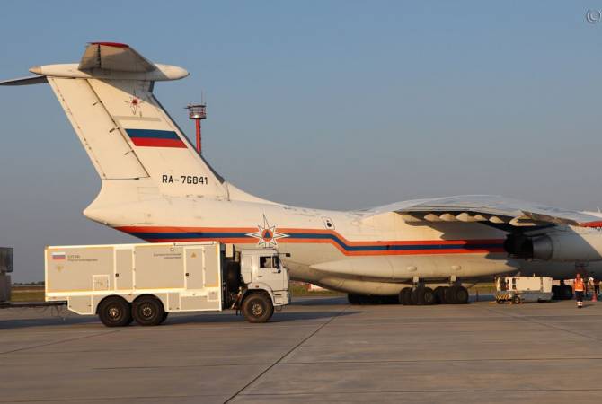 Third Russian plane carrying aid lands in Beirut 