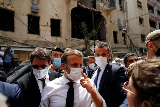 The explosion should herald start of new era – Macron walks in Beirut streets